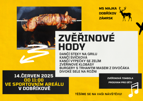 Zvěřinové hody 14.6.2025